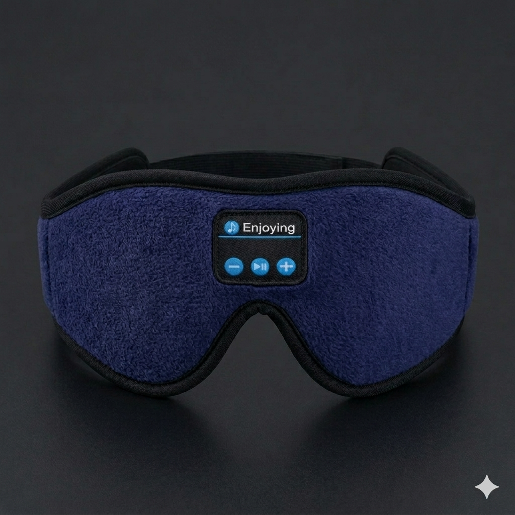 Masque de Sommeil Somnovia Signature — Obscurité 3D · Bluetooth 5.4