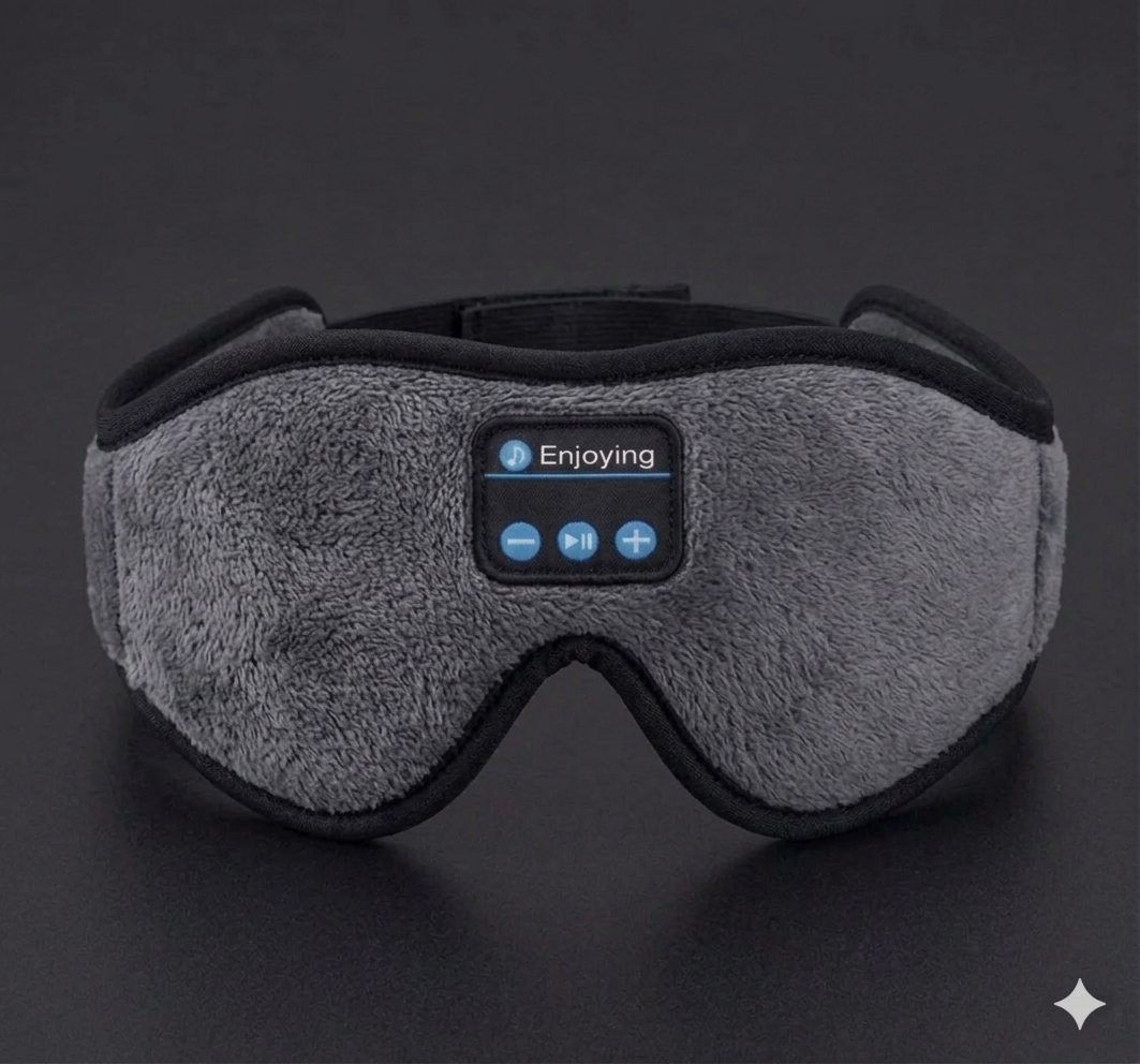 Masque de Sommeil Somnovia Signature — Obscurité 3D · Bluetooth 5.4