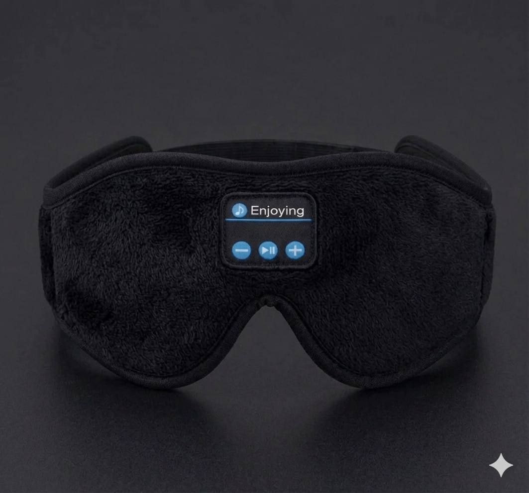 Masque de Sommeil Somnovia Signature — Obscurité 3D · Bluetooth 5.4